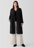 Silk Double Crepe Long Blazer