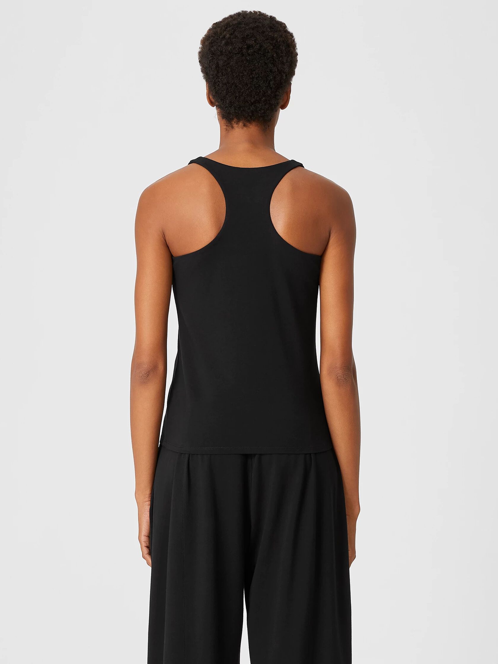 Traceable Organic Cotton Jersey Racer-Back Tank