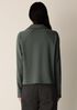 Cozy Brushed Terry Hug Split Neck Top