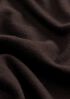 Sheer Cotton Blend Knit Funnel Neck Top