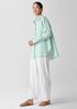 Organic Handkerchief Linen Classic Collar Shirt