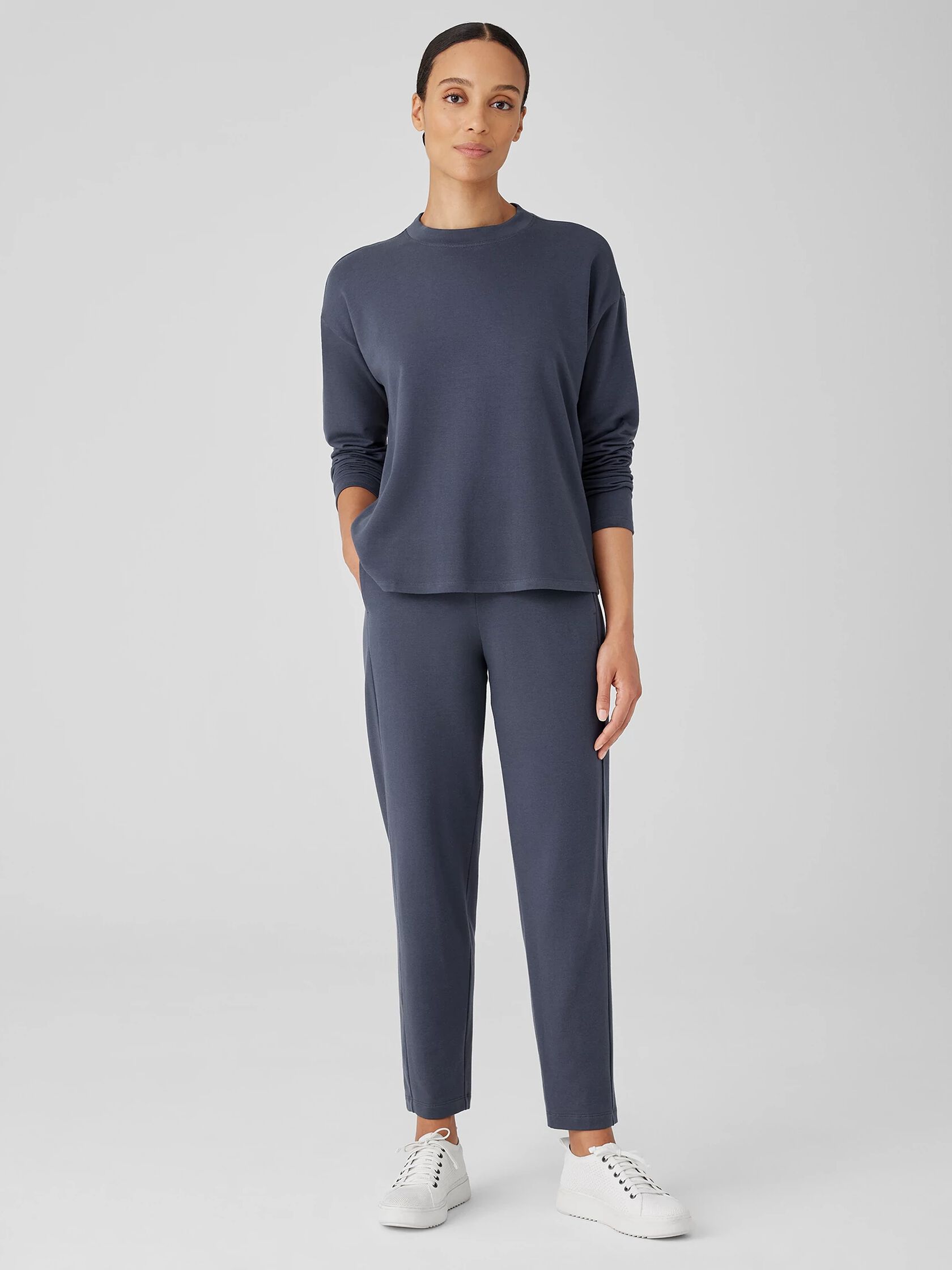 Cozy Brushed Terry Hug Slouchy Pant