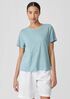 Organic Linen Jersey Crew Neck Tee