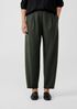 Boiled Wool Jersey Pleated Lantern Pant