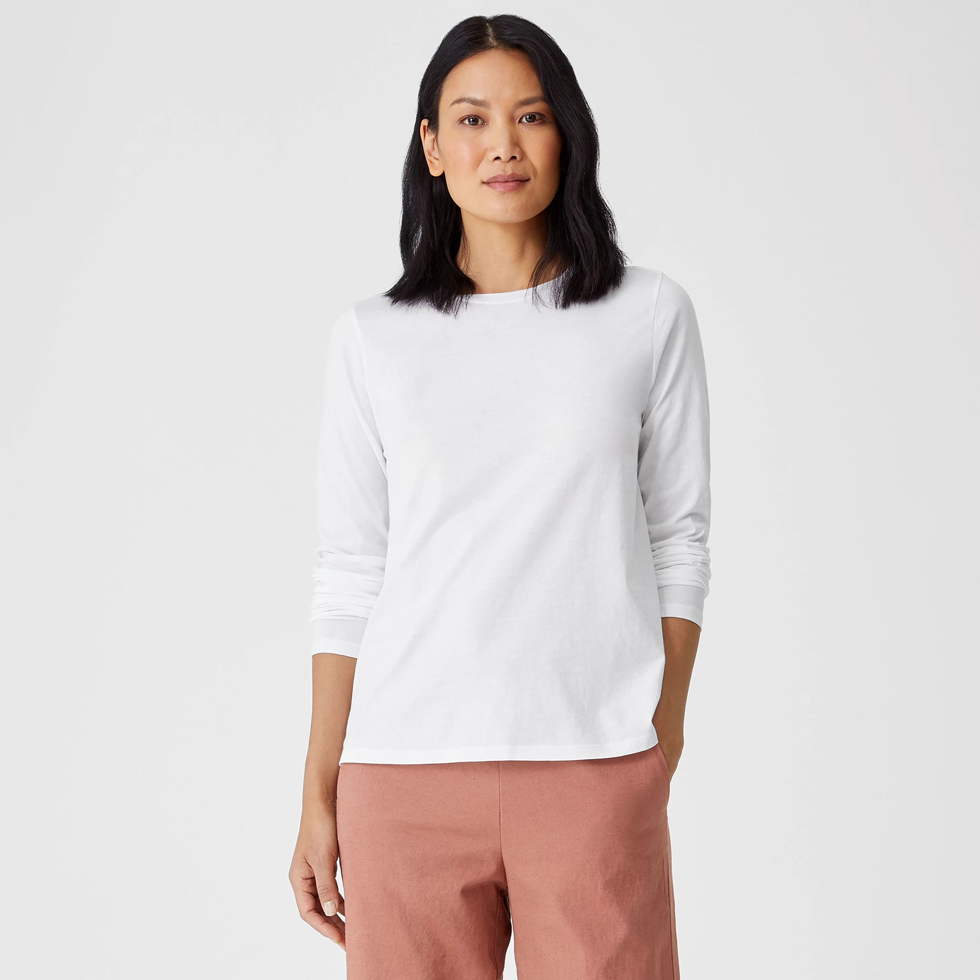 Organic Pima Cotton Jersey Long-Sleeve 