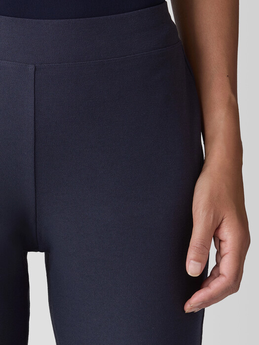 Washable Stretch Crepe Slim Pant