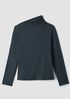Stretch Jersey Knit Drape Neck Top