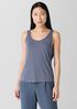 Stretch Silk Jersey Scoop Neck Tank