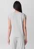 Striped Organic Cotton Jersey Henley Sleep Top