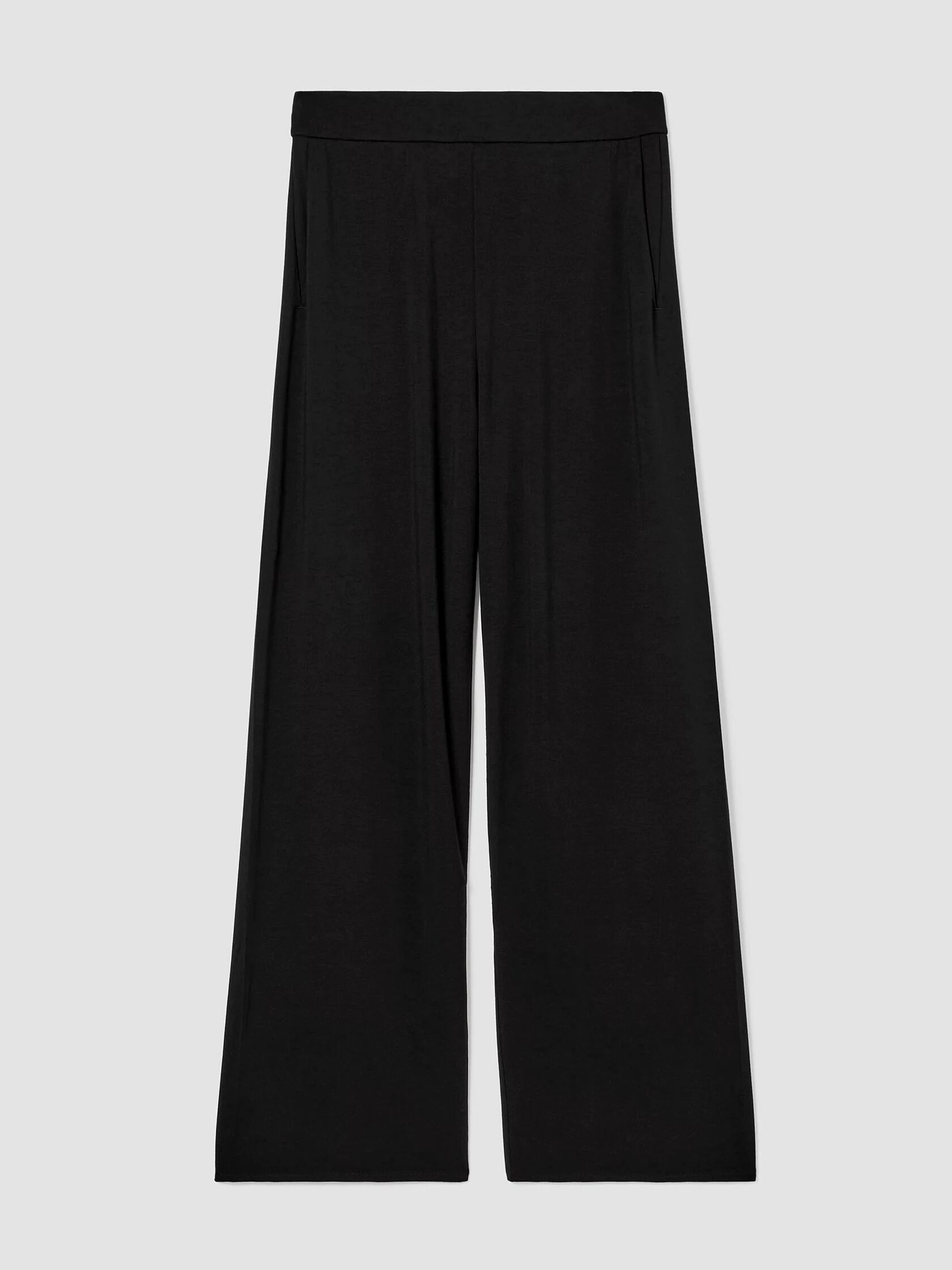 Stretch Jersey Knit Straight Pant