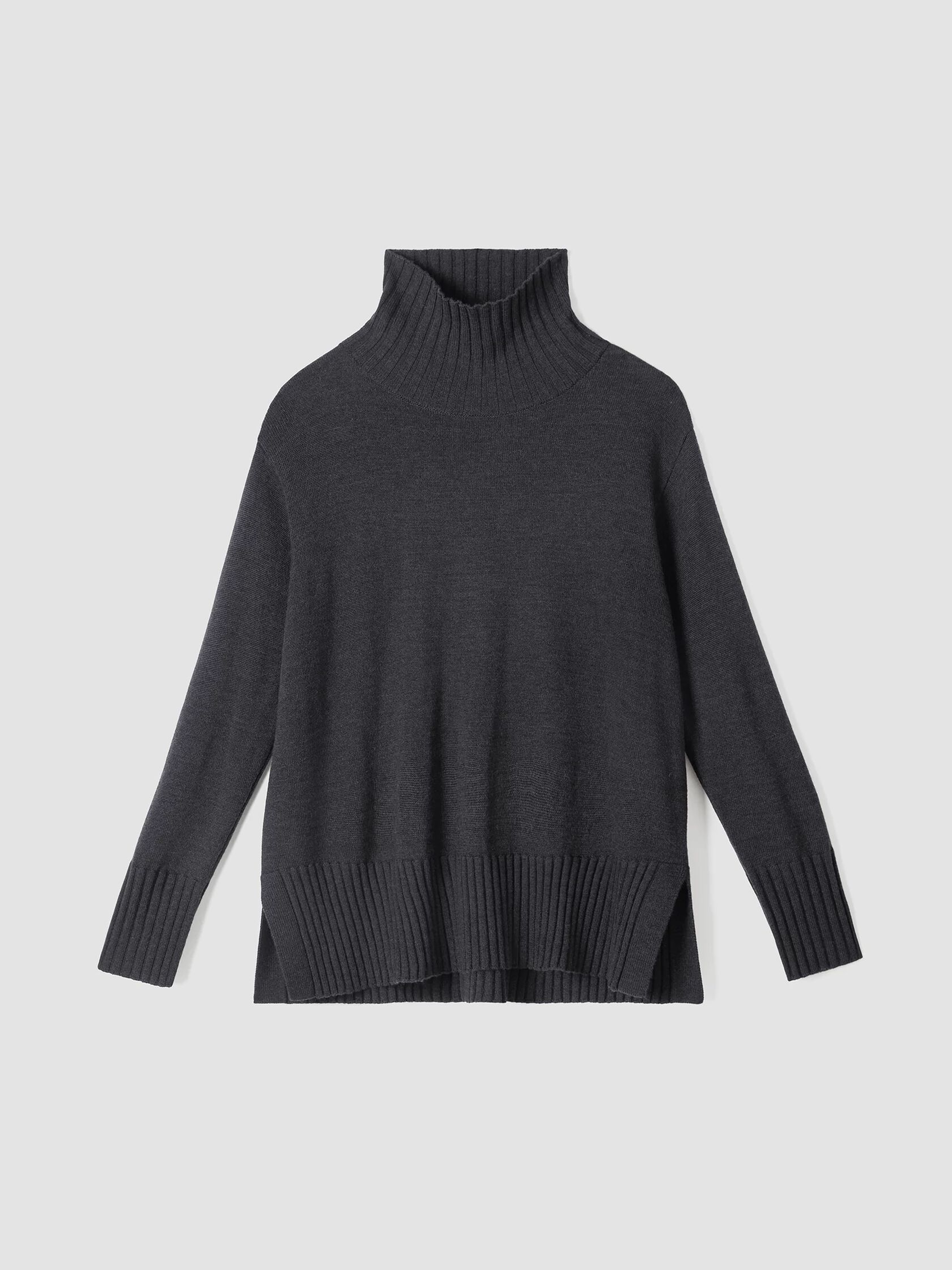 Eileen Fisher - Women's Sweater Stone for Eileen Fisher - Black - Size: One Size Regular