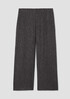 Woven Plissé Wide-Leg Pant