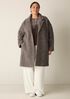 Curly Alpaca Notch Collar Coat