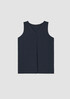 Silk Georgette Crepe Pleated Tank