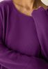 Peruvian Cotton Blend Jewel Neck Top