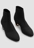 Purl Recycled Stretch Knit Bootie