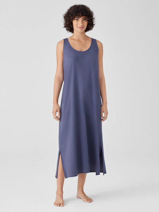 Organic Cotton Interlock Tank Sleep Dress