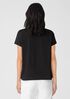 Organic Pima Cotton Jersey V-Neck Tee