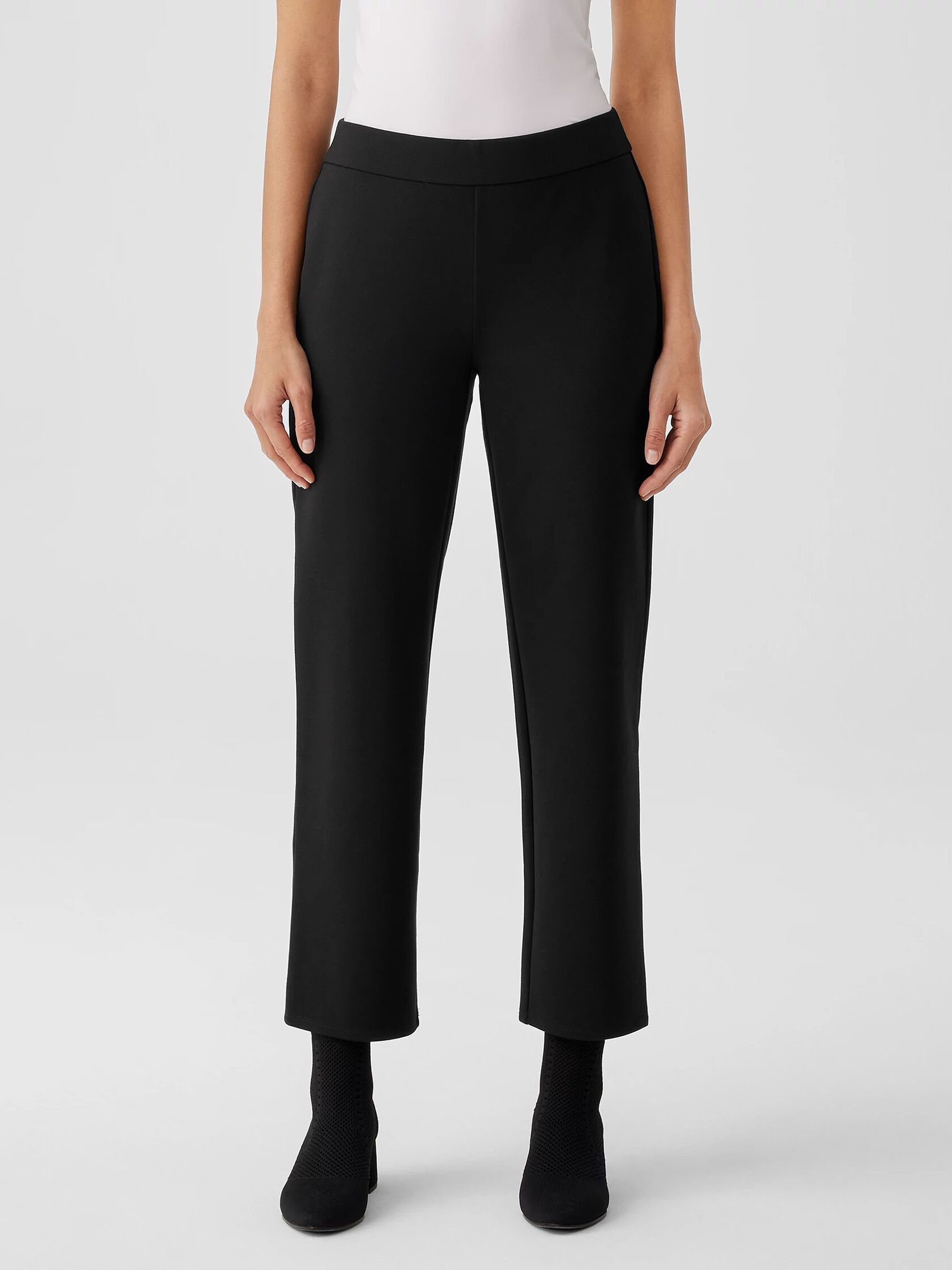 Washable Flex Ponte Straight Pant