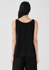 Stretch Jersey Knit Scoop Neck Tank