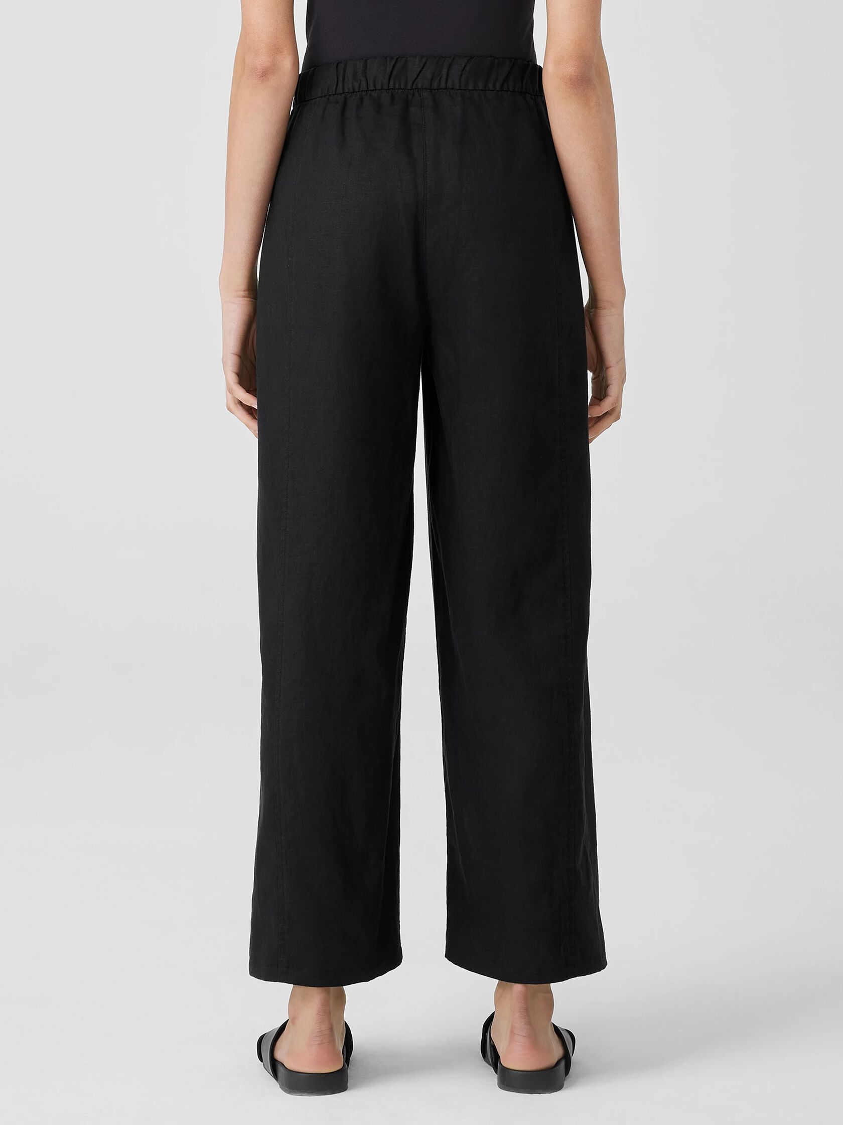 Organic Linen Wide Trouser Pant