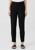 Washable Stretch Crepe High-Waisted Pant