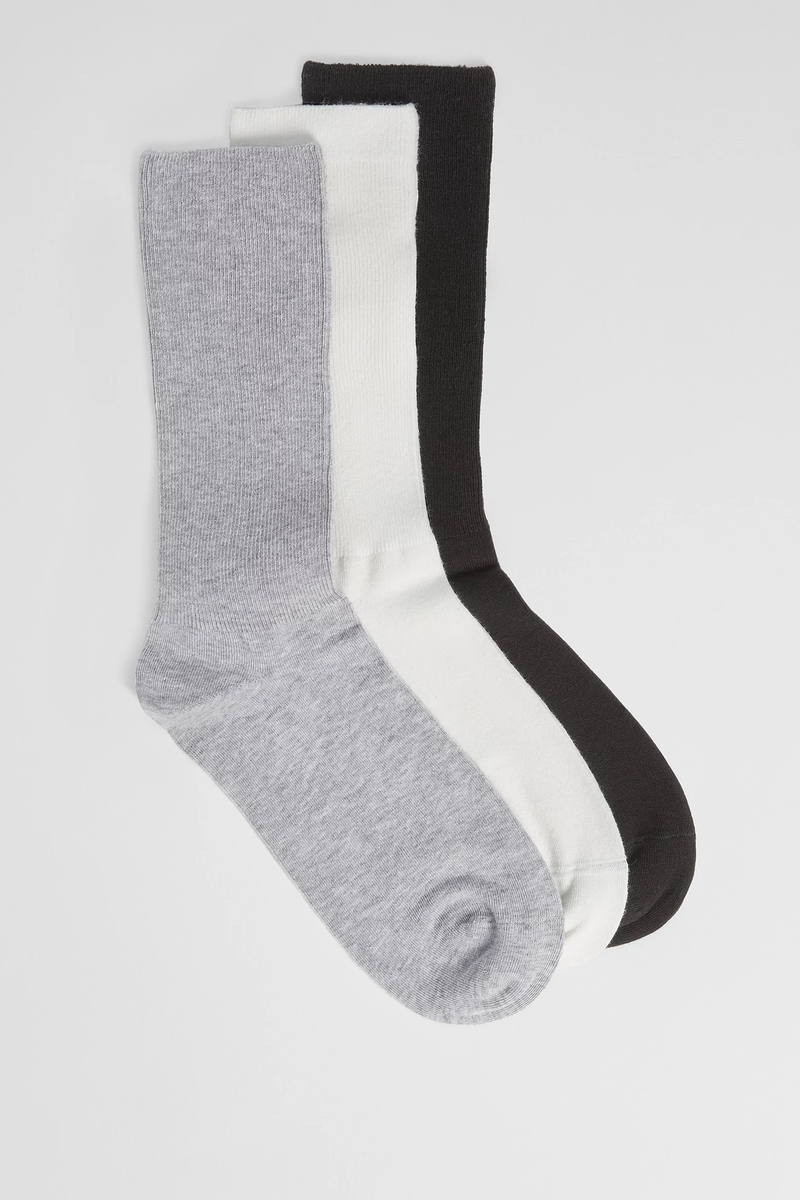 Cotton Trouser Sock 3-Pack