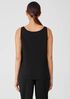 Organic Cotton Interlock Scoop Neck Sleep Tank