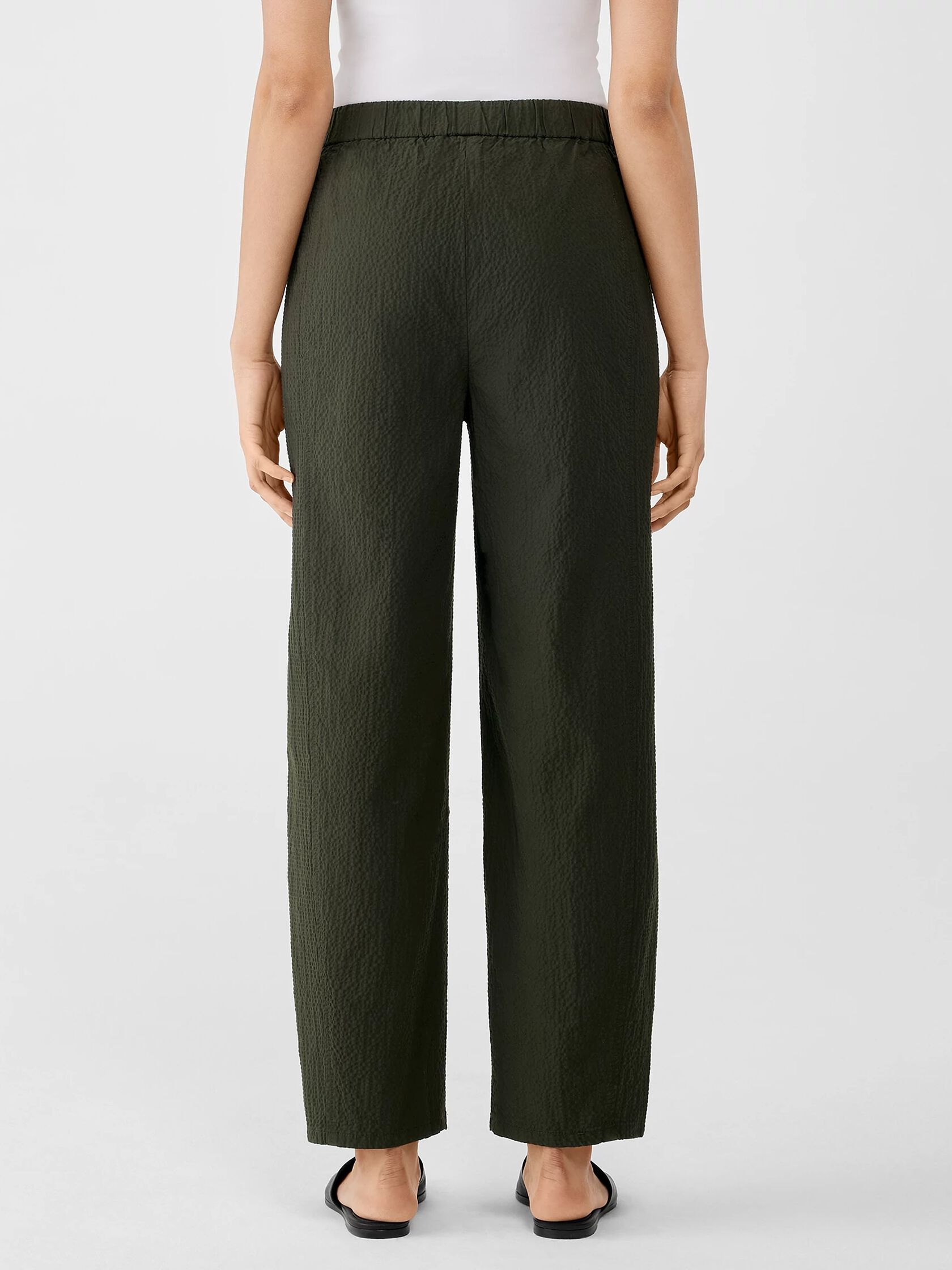 Organic Cotton Pucker Lantern Pant