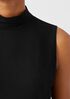 Fine Jersey Mock Neck Tank