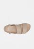 Curve Tumbled Leather Sandal