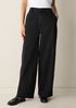 Cotton Stretch Denim Roomy Wide Trouser