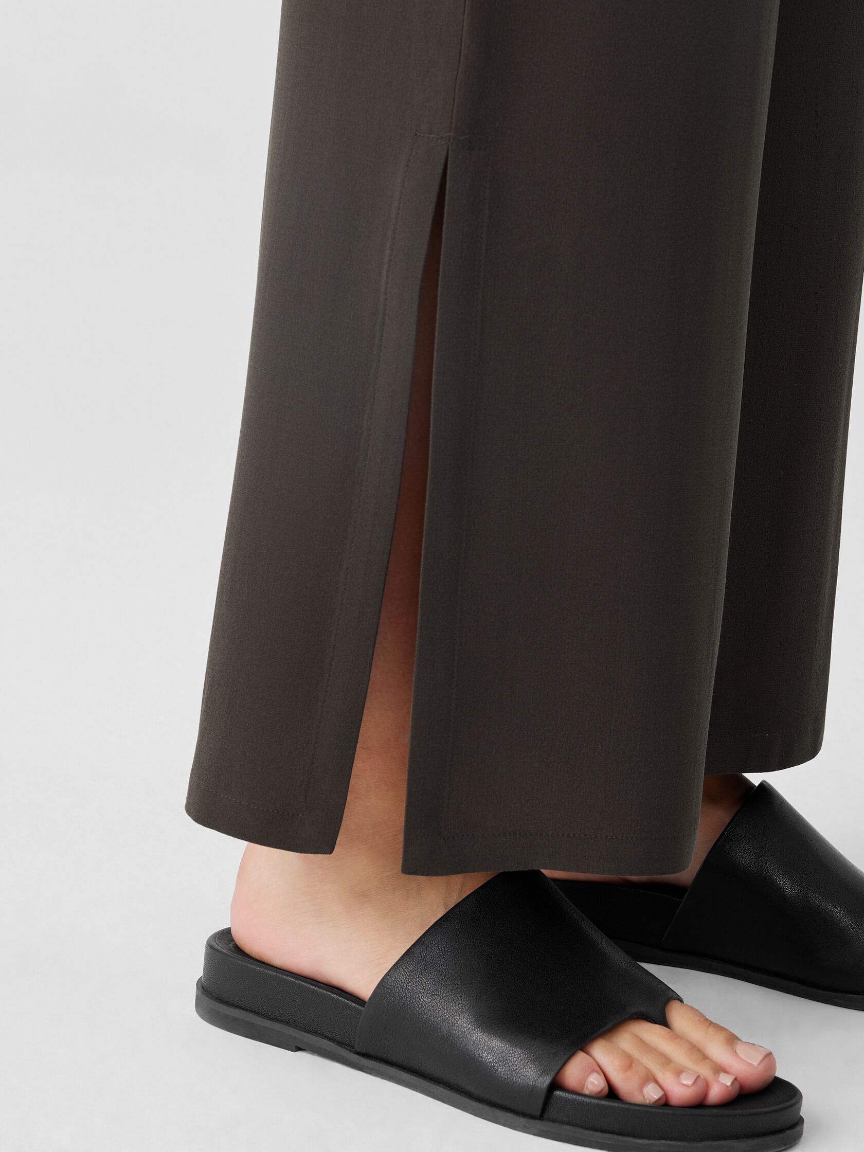 Silk Georgette Crepe Pant with Slits