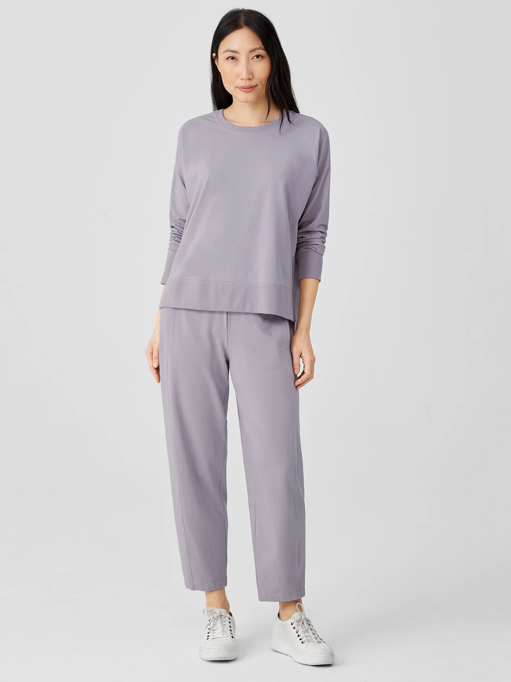 Organic Pima Cotton Stretch Jersey Box-Top