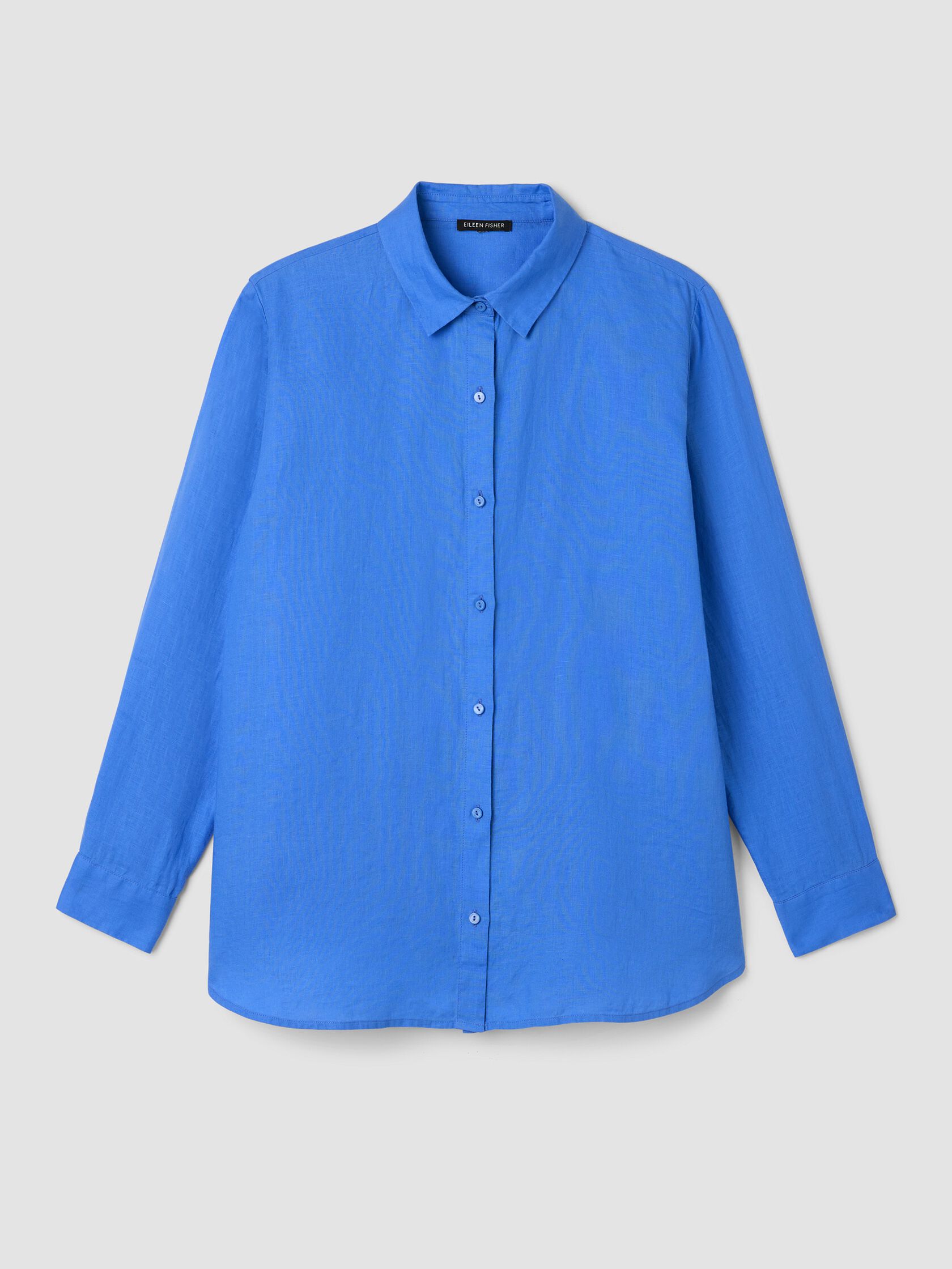 Organic Handkerchief Linen Classic Collar Shirt