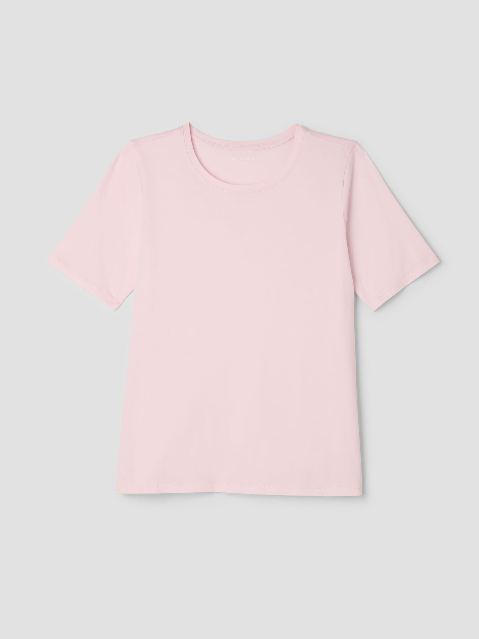 Organic Pima Cotton Jersey Round Neck Tee