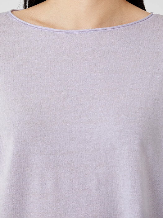 Organic Linen Cotton Jersey Box-Top