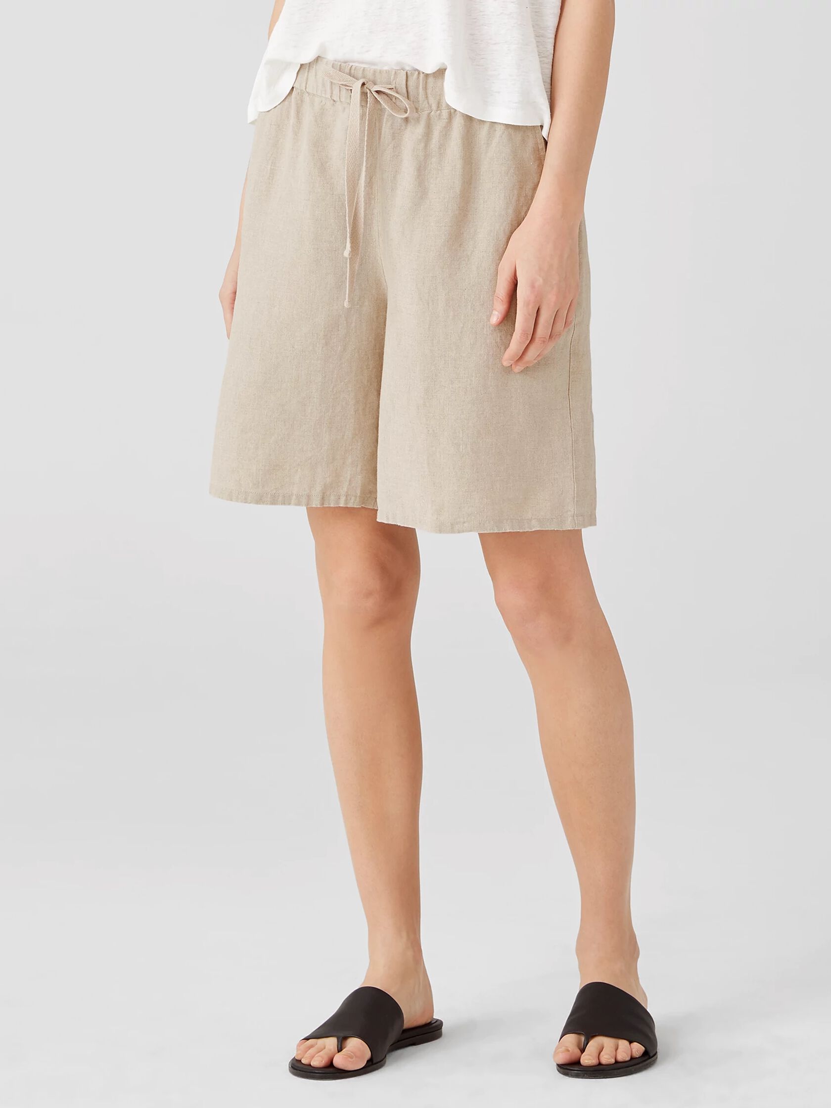 Organic Linen Shorts
