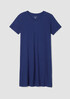 Organic Cotton Slubby Jersey V-Neck Dress
