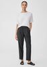 Airy Organic Cotton Twill Tapered Pant