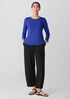Organic Pima Cotton Jersey Long-Sleeve Tee