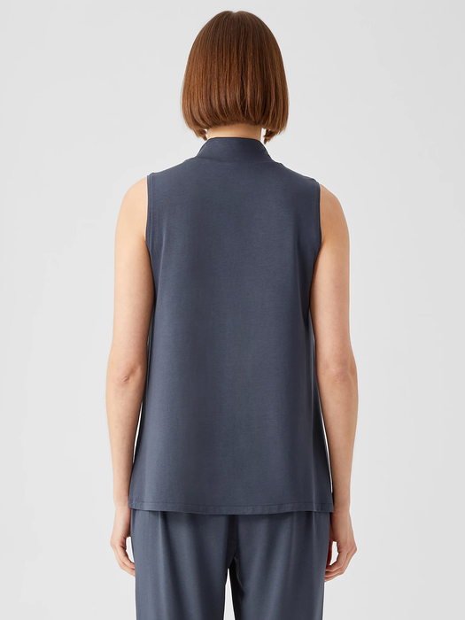 Fine Jersey Mock Neck Tank | EILEEN FISHER