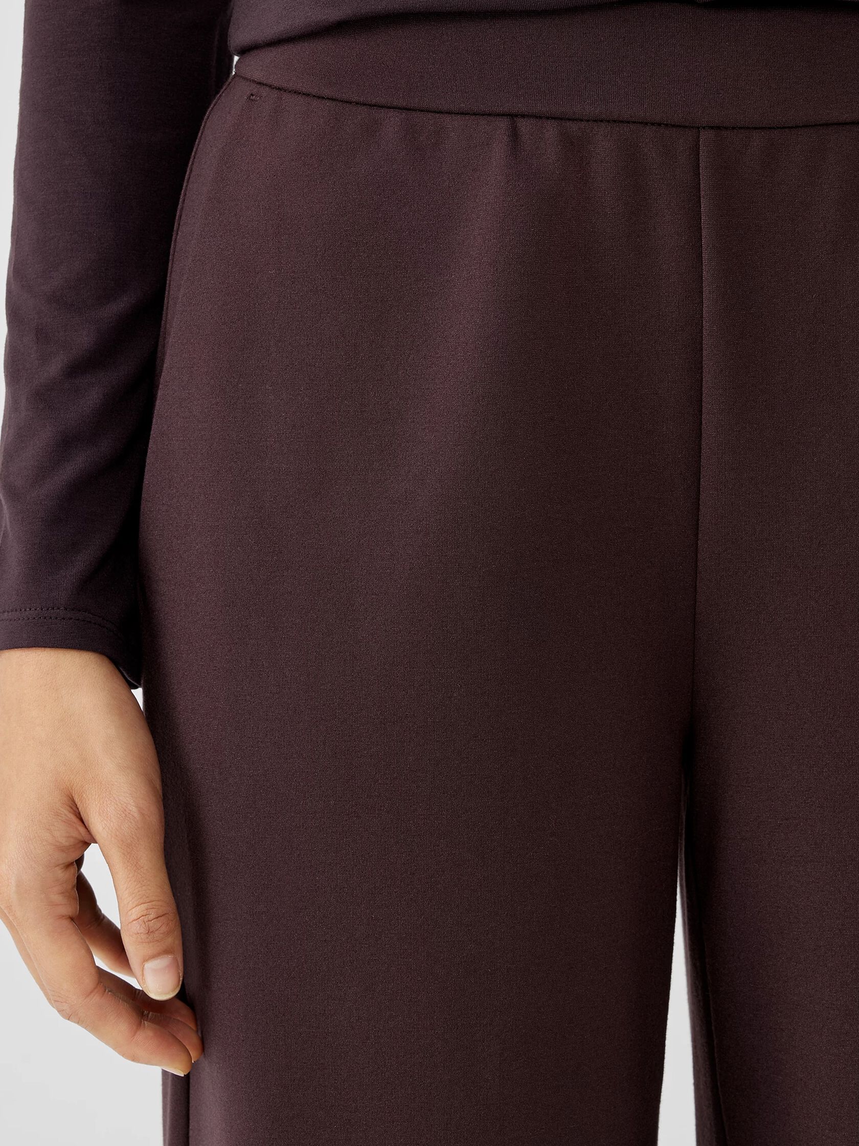 Washable Flex Ponte Wide-Leg Pant