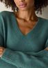 Cashmere Silk Bliss V-Neck Top