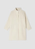 Sheared Suri Alpaca Stand Collar Coat