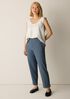 Washable Stretch Crepe Cuffed Pant