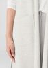 Lightweight Boiled Wool Shawl Collar Vest in Regenerative Wool