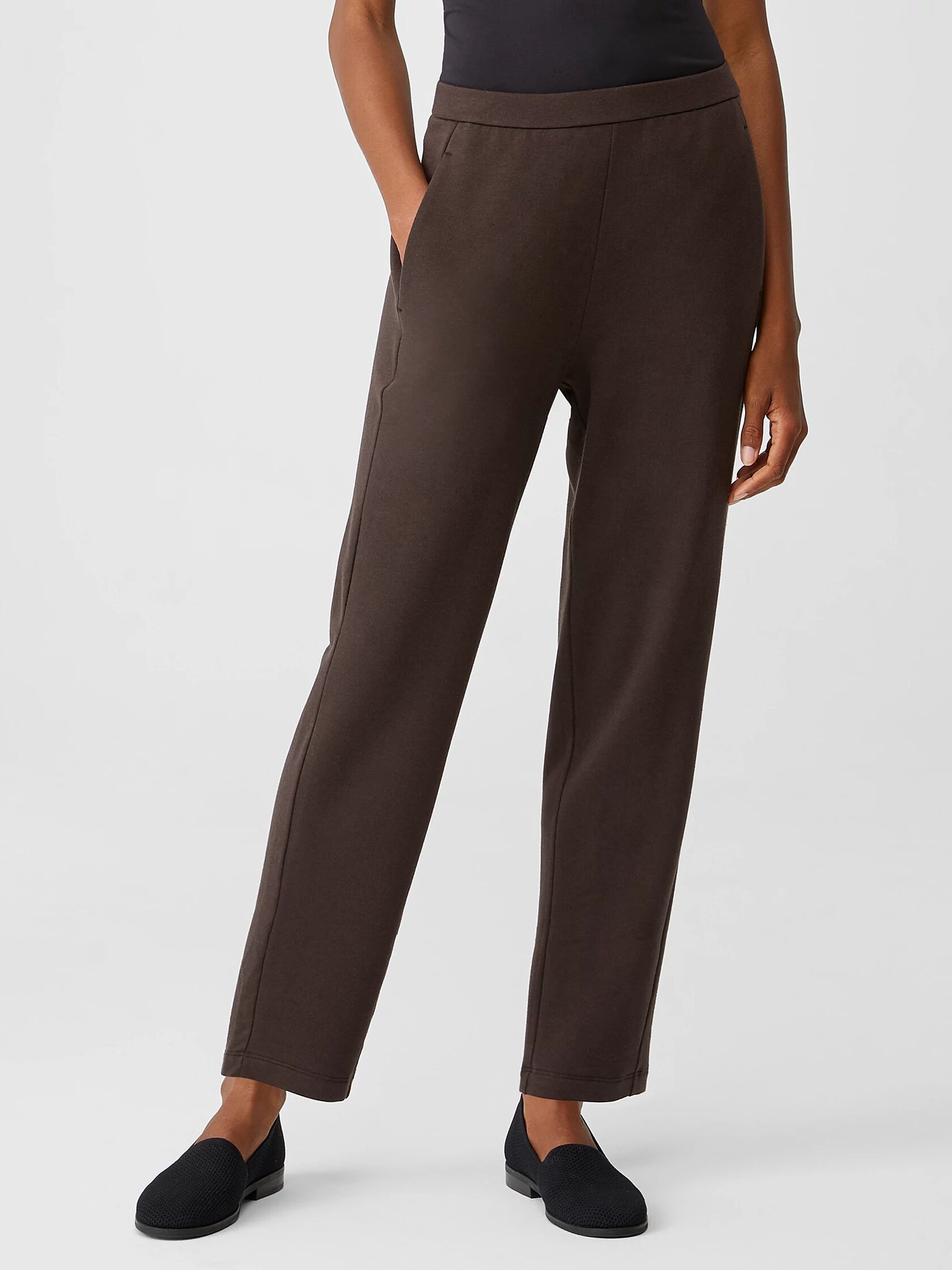 Cozy Brushed Terry Slouchy Pant