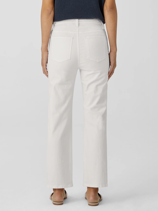 Undyed Organic Cotton Denim Straight Jean