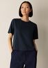 Extra-Fine Ponte Crew Neck Tee